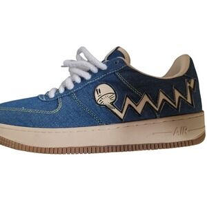 OFF OF IT Denim Custom Sneakers Blue Size US 11.5 EU‎ 45.5 RARE Limited
